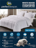 Goose Feather Down Fiber Cotton Comforter King - 100% Cotton Duvet Insert