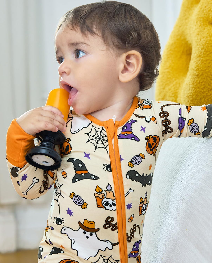 Bamboo Viscose Baby Footie Pajama, Zipper Sleeper Boys Girls