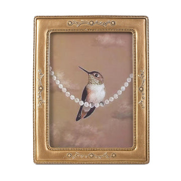 4x6 Vintage Picture Frame Victorian Frames Antique Picture Frame Tabletop and Wall Mount Floral Photo Frame Retro
