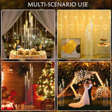 2pcs 5 Arm Floor Candelabra,Acrylic Floor Candle Holderor Ceremony Birthday Party Home Decoration Fit 0.8 LED Candles