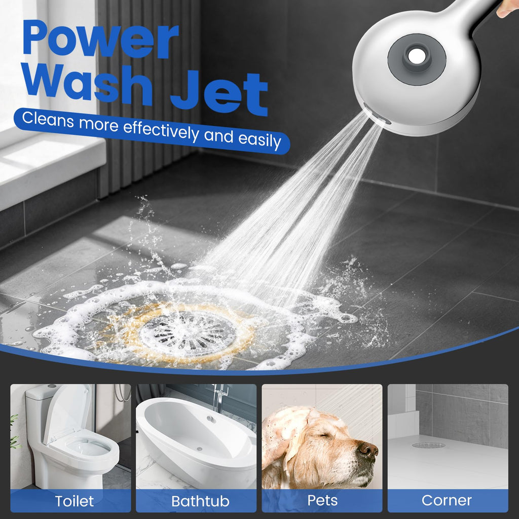 Rain Shower Head with Handheld, High Pressure Dual Shower Head Combo
