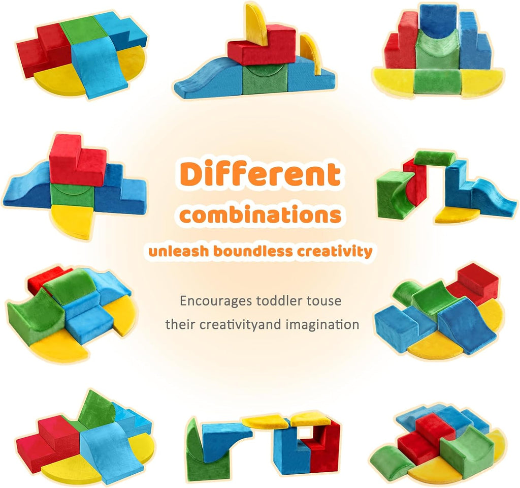Piece Toddler Climbing Toys Indoor,Baby Climbing Blocks(Assorted)
