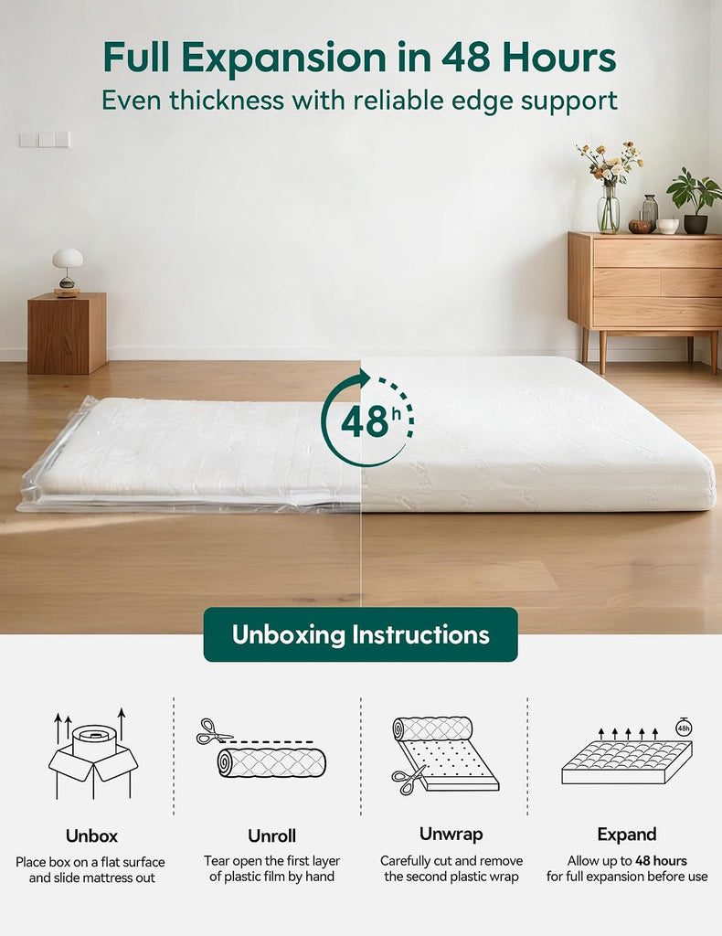 Breathable Crib Mattress, Dual Sided, Memory Foam Toddler Mattress | Machine Washable Cover, Waterproof Inner Liner