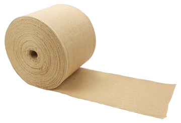 6" Premium Burlap Roll - 100 Yards - No-Fray Finished Edges