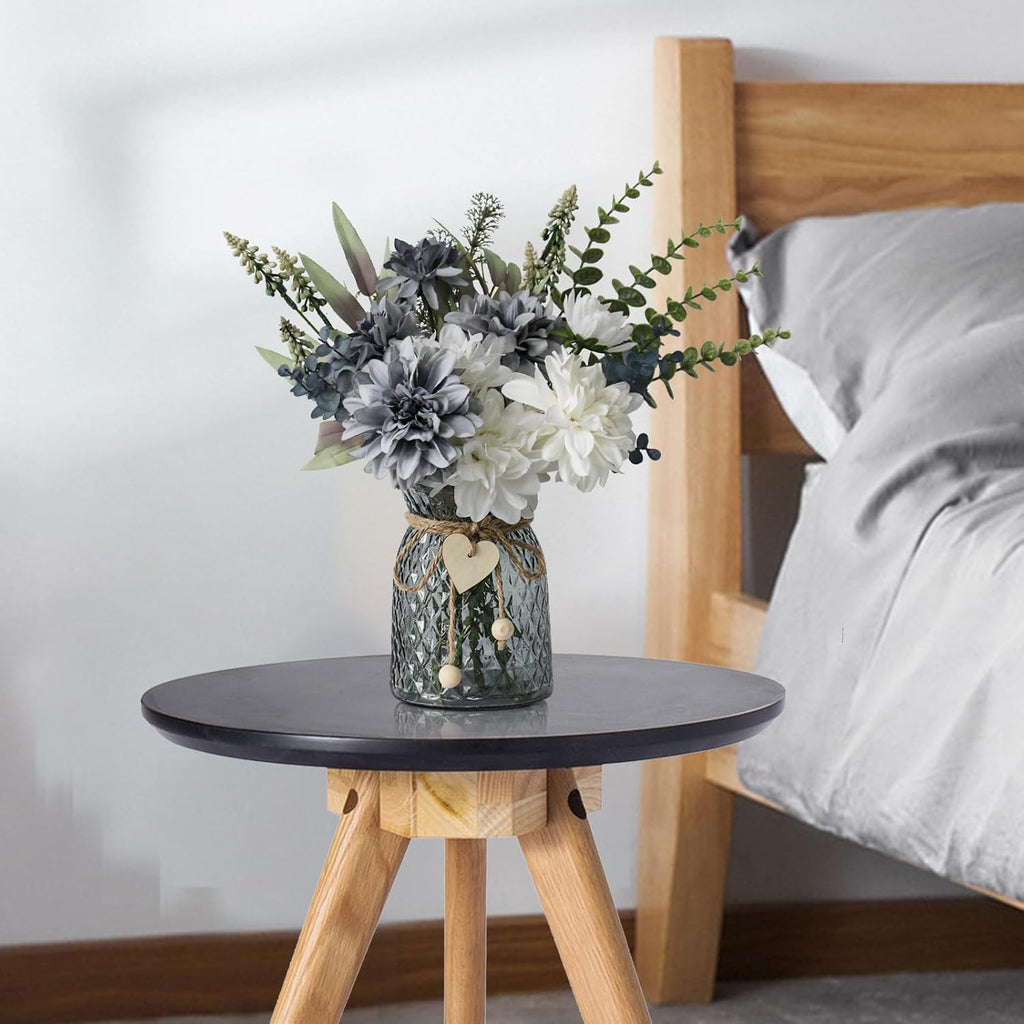 Fake Flowers in Vase,Faux Flowers in Vase,Table Centerpieces,Flower Centerpieces for Tables,Artificial