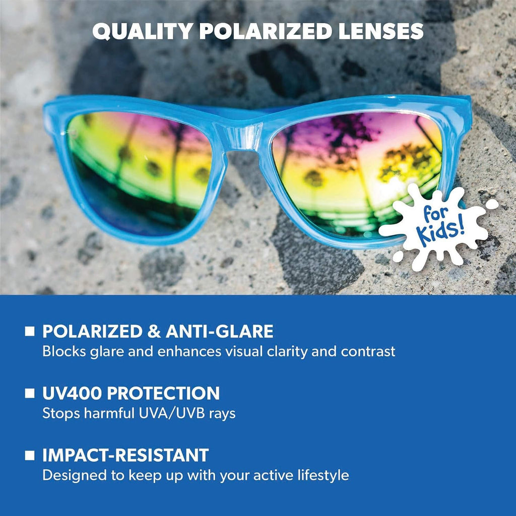 Kids Polarized Sunglasses - For Boys & Girls UV400 Protection