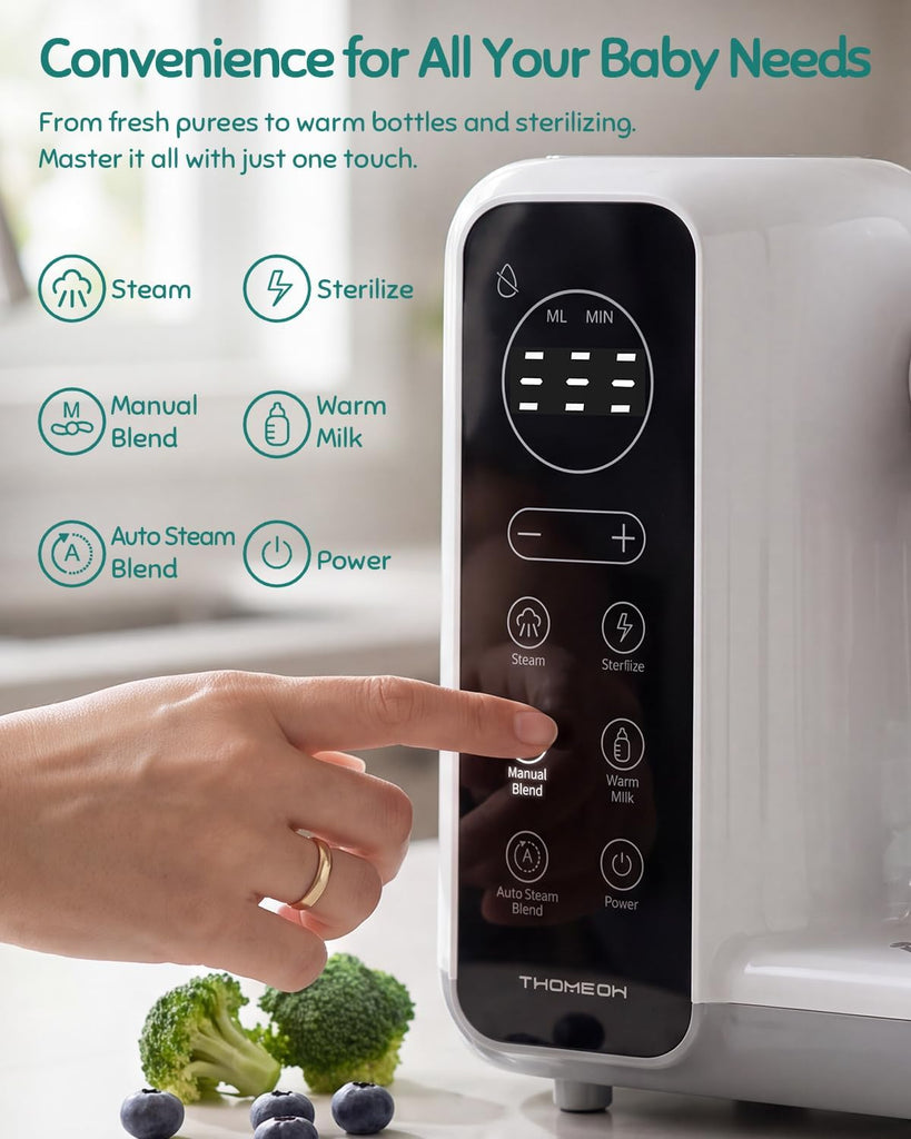 Food Maker, One-Step Baby Food Processor, Auto Steam & Blend