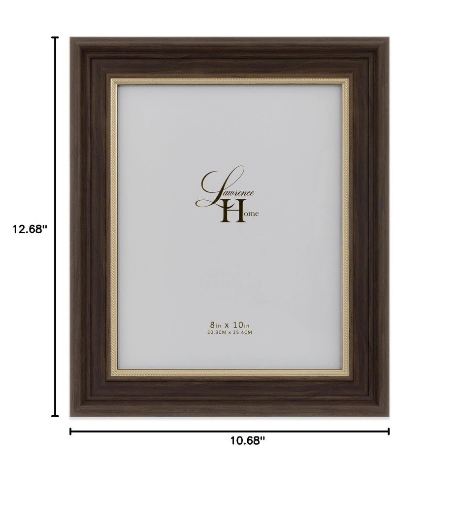 8x10 Walton Frame - Walnut with Gold Rope