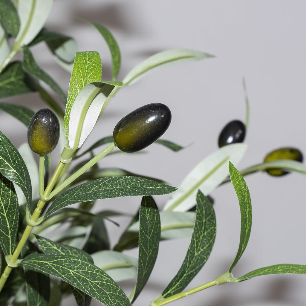 Faux Olive Tree 7ft - Realistic Tall Olive Trees Artificial Plants Indoor