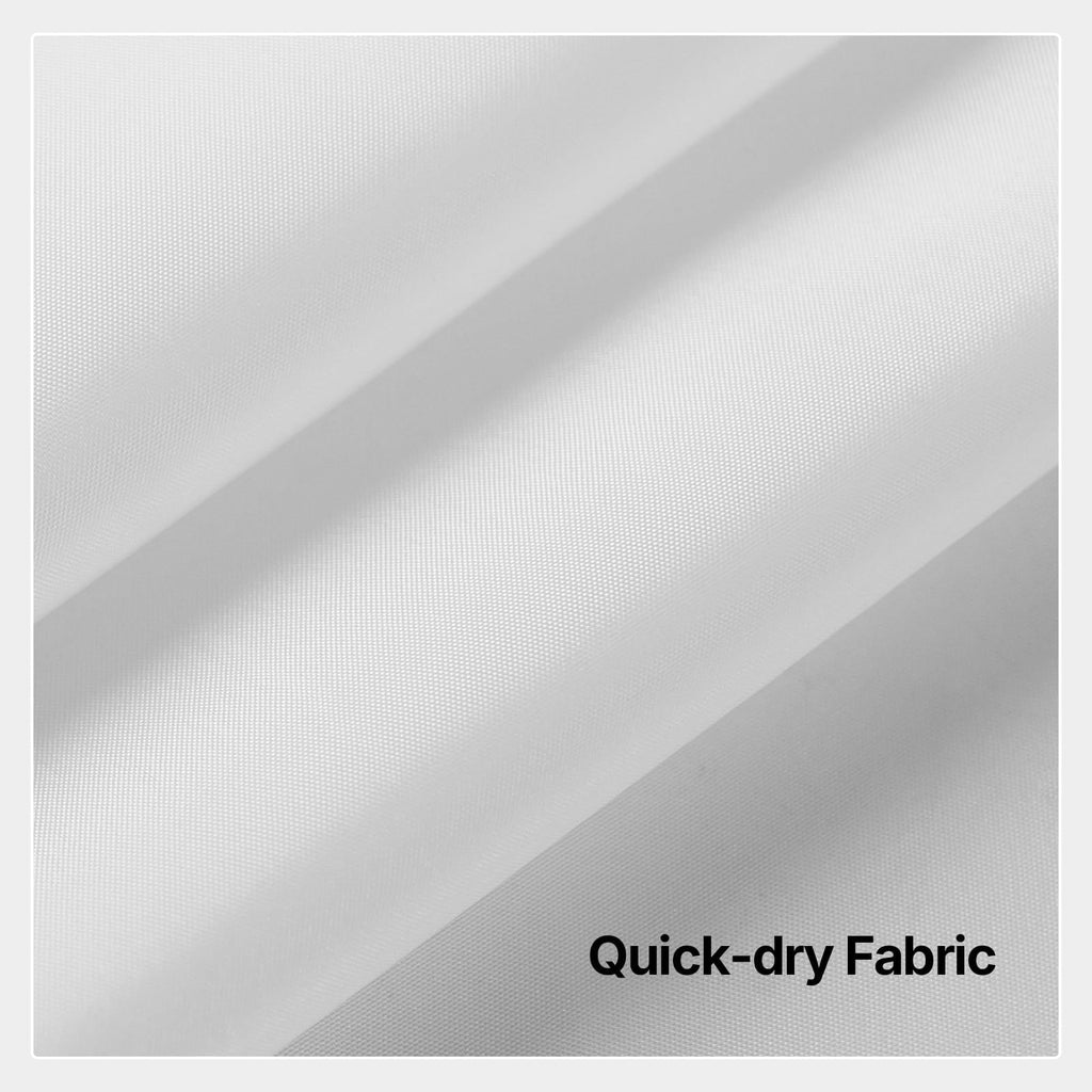2 Pack Snap in Shower Curtain Liner Replacement, White, 70x54