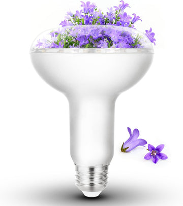 BR30 18W 2000lm Full Spectrum Plant Happy Grow Light Bulb E26 Base, 1 Pack