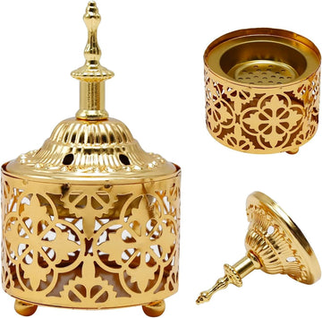 Arabic Incense Burner Metal Vintage Incense Holder Aroma Incense Burner Iron Art Incensestick Decorative Incense