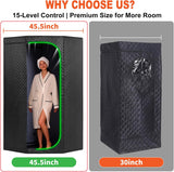 Portable Full-Body Steam Sauna Tent for Home