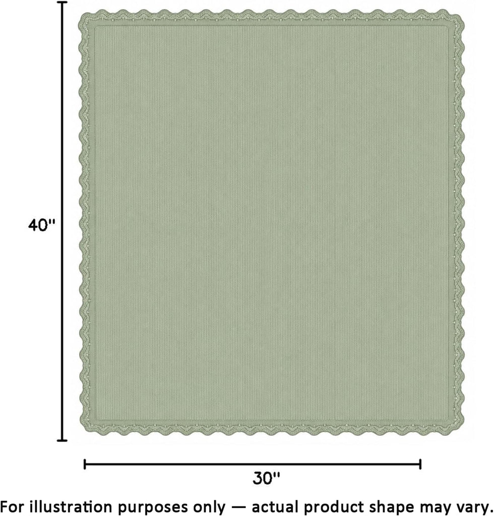 Blanket Receiving Blankets for Newborn Boys Girls Chunky Knit Neutral Blue