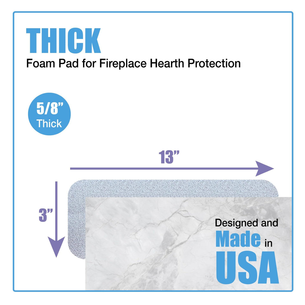 Soft Seat Edge Pad | Fireplace Edge Protector | Taupe | 36"