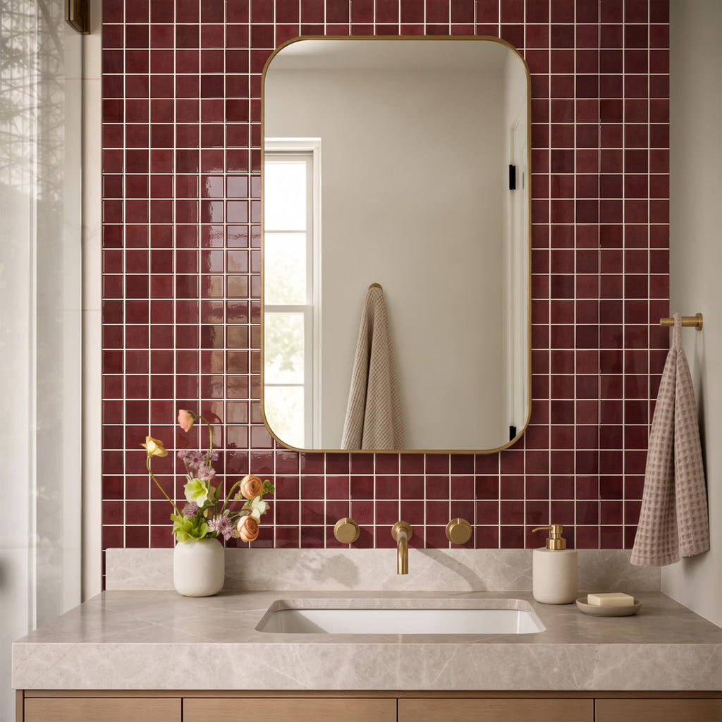 Thicker 3D Peel and Stick Backsplash Tiles, 12" x 12" 10-Pack