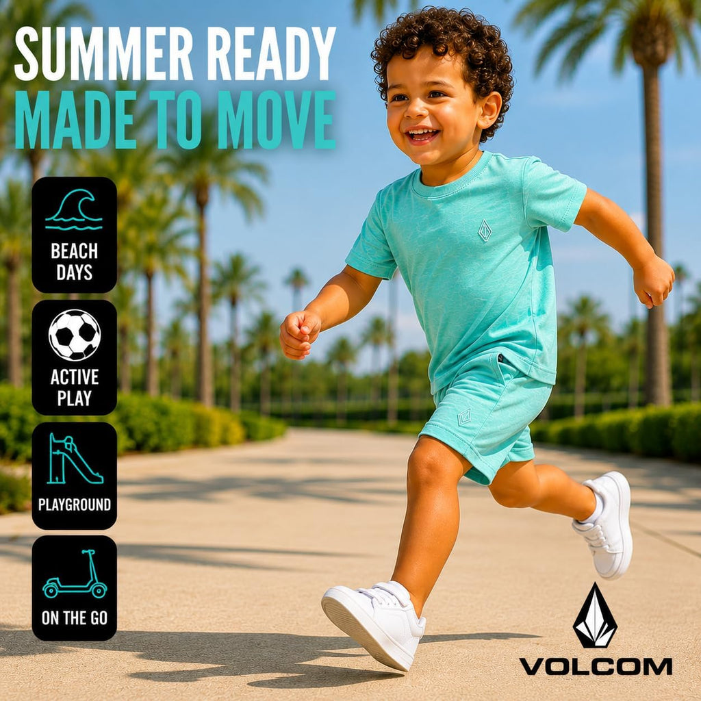Toddler Baby Boys Graphic Tee & Shorts Piece Summer Set