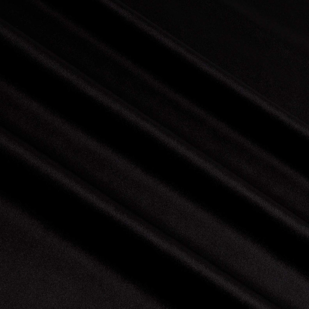 Royal Velvet Black, Fabric by the Yard