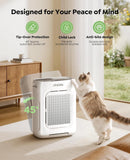 Air Purifier for Home Large Room up to 3000Ft², HEPA Air Purifier with Washable Double-Sided Filters