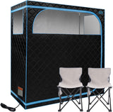 2 Person Infrared Sauna | Full Size Portable Sauna Tent | FAR Infrared Sauna for Home, 1,350watt
