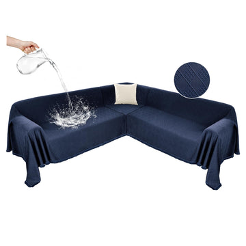 Waterproof Sectional Couch Covers Sectional Sofa Cover L Shaped Corner Sofa Slipcovers Blanket for Dogs Pets Washable