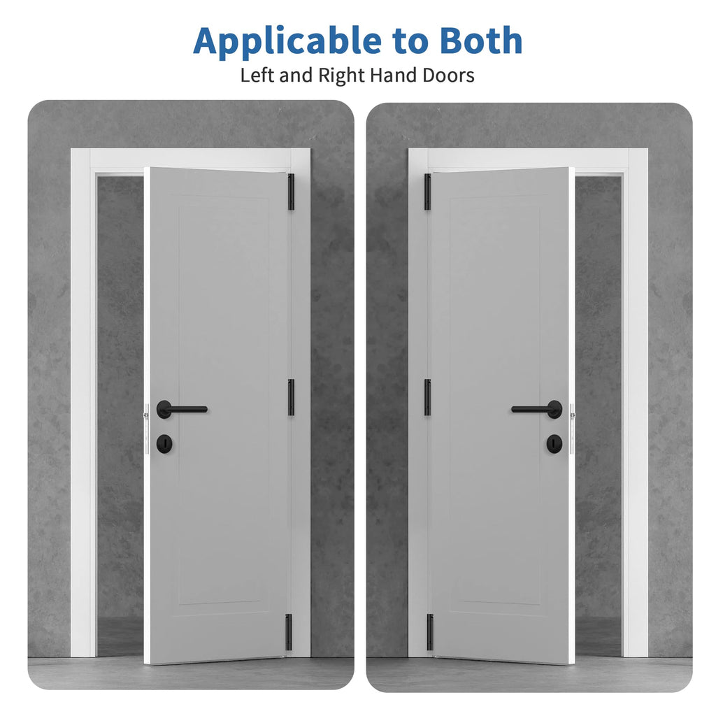4 Inch Self Closing Door Hinges, 5/8" Radius Corners Spring Loaded Hings