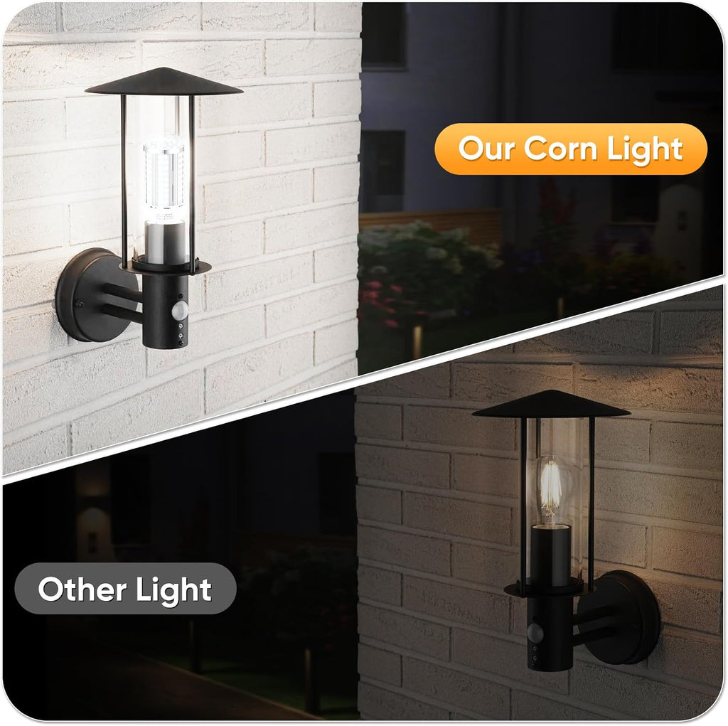 44W LED Corn Light Bulb(6 Pack),Fanless,(390 Watt Equivalent) E26/E39 Medium/Large Mogul Base LED Cob Lamp 5000K