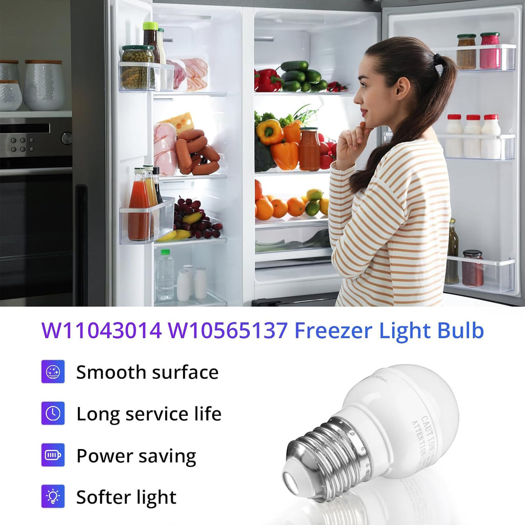 Refrigerator LED Light Bulb Replacement for Whirlpool Frigidaire Maytag Jenn-Air Amana