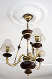In. x 20 in. x 1-1/2 in. Floral Polyurethane Oval Ceiling Medallion