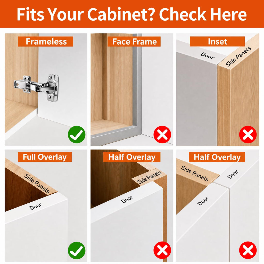 Complete Lazy Susan Hinge Kit, 2 Pair 175 & 135 Degree Hinge