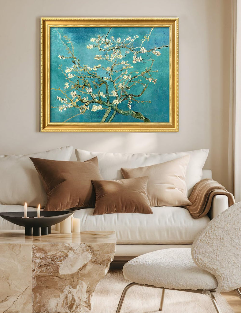 Vincent Van Gogh Wall Art Framed, Almond Blossom, 35x29