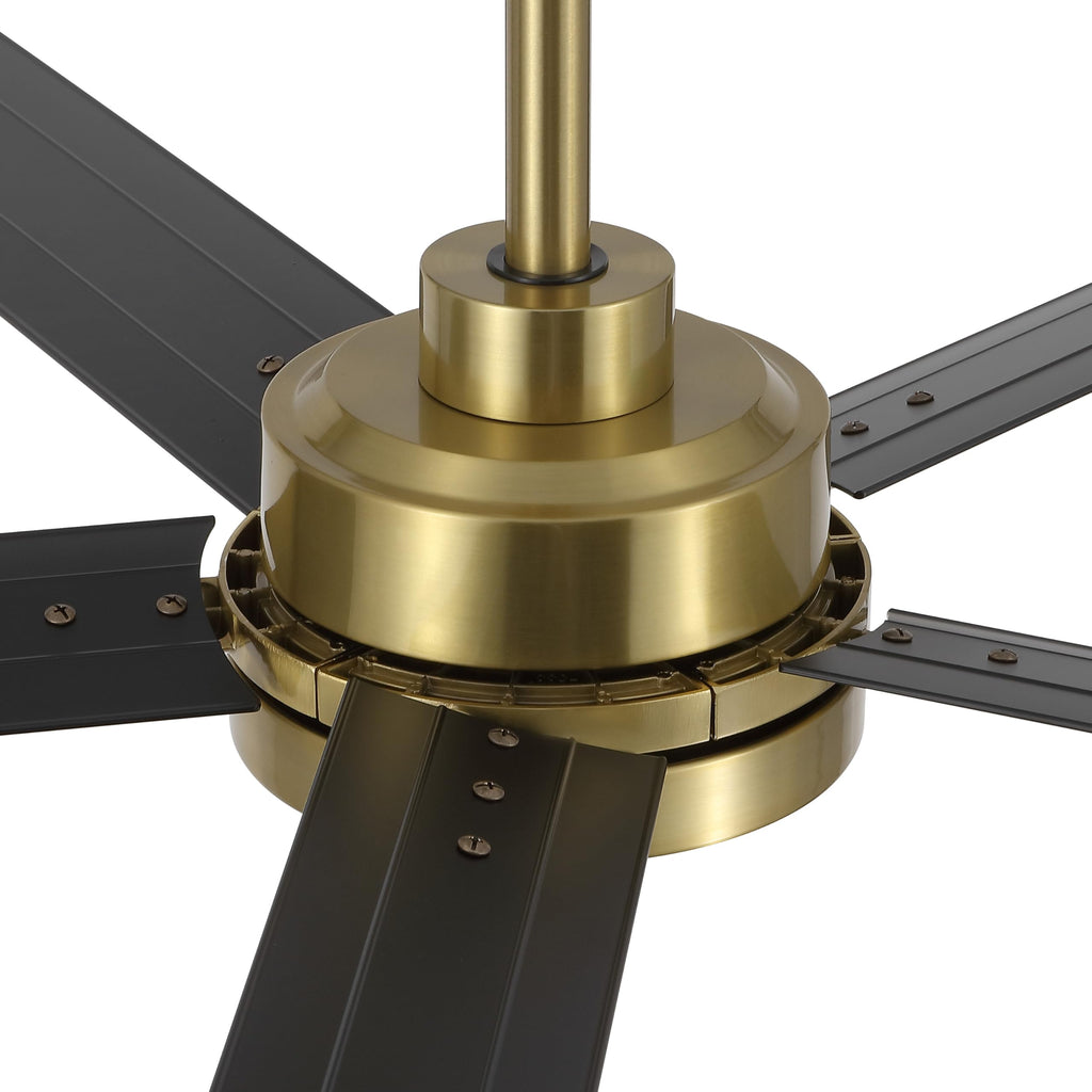 60" Smart Ceiling Fan with Light, Remote/APP Control, Dimmable LED Lights, 6-Speed DC Motor, 5 Aluminum Blades