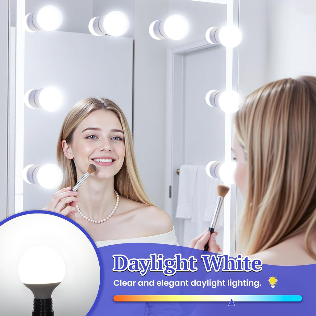G25 LED Globe Vanity Light Bulbs 60W Equivalent