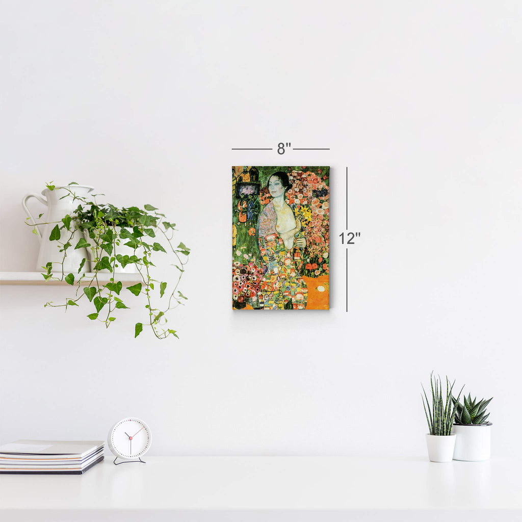 The Dancer by Gustav Klimt Canvas Wall Art Print Famous Art Painting Reproduction Fine Art Oil Paintings Modern Art