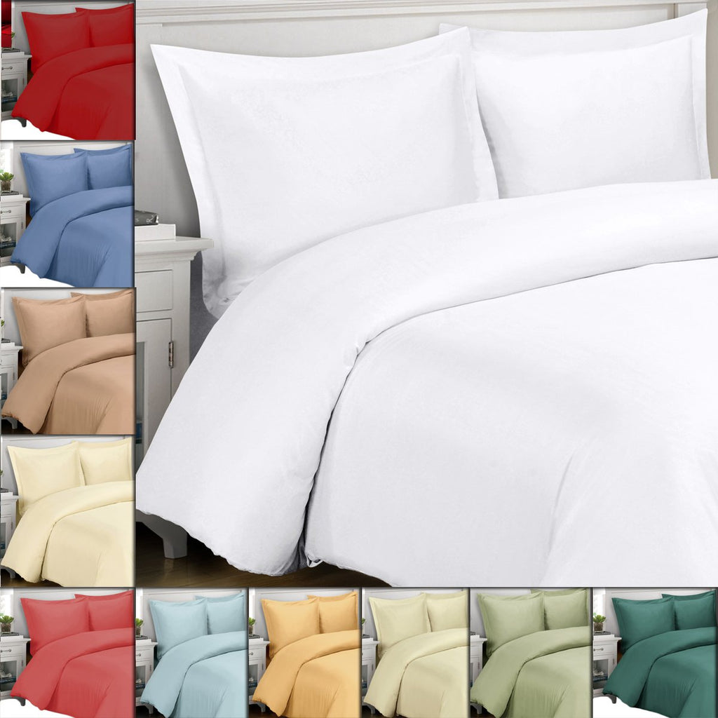 100% Cool Duvet Covers, Viscose Made from Bamboo, Duvet Cover Set with Corner Ties and Button Closer