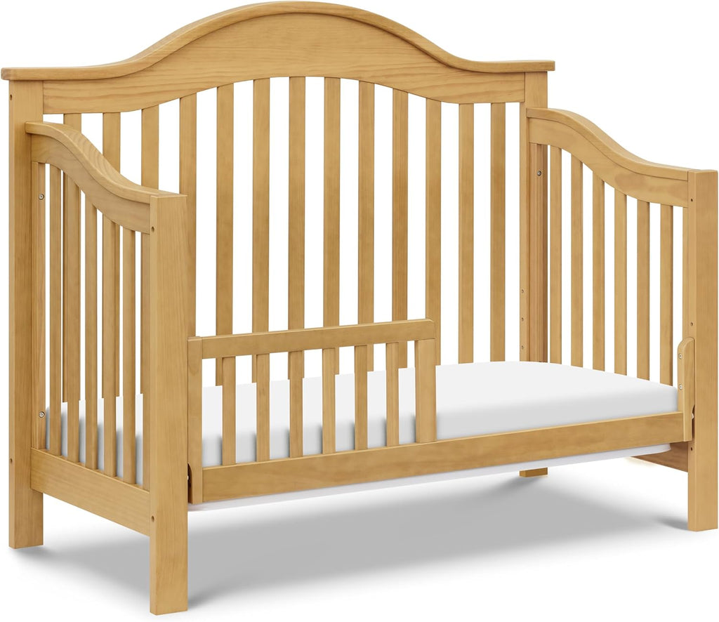 Jayden 4-in-1 Convertible Crib in Honey, Greenguard Gold and FSC Certified | Converts to Toddler Bed, Daybed &