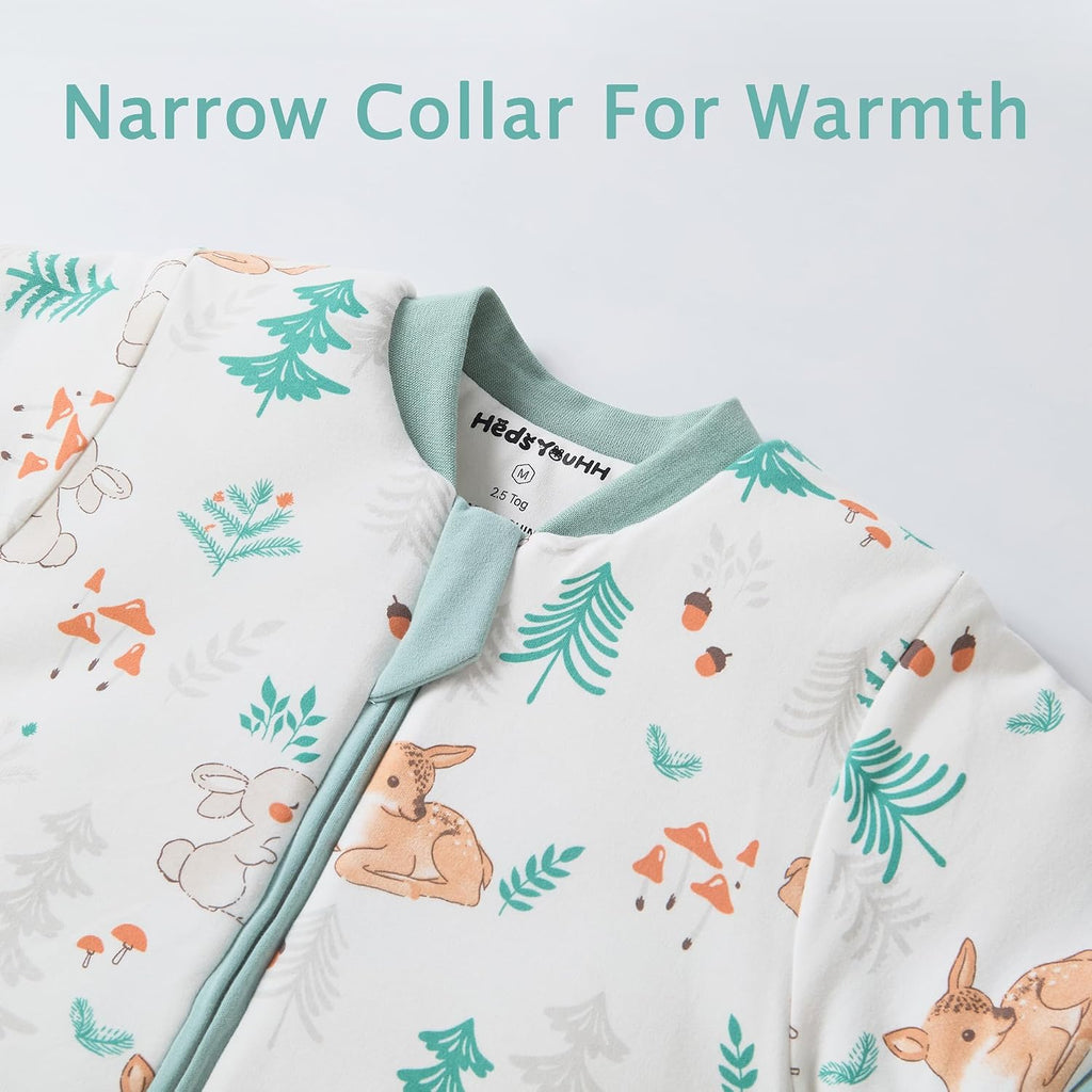 2.5 TOG Baby Sleep Sack Long Sleeve Split Leg Winter Wearable Blanket