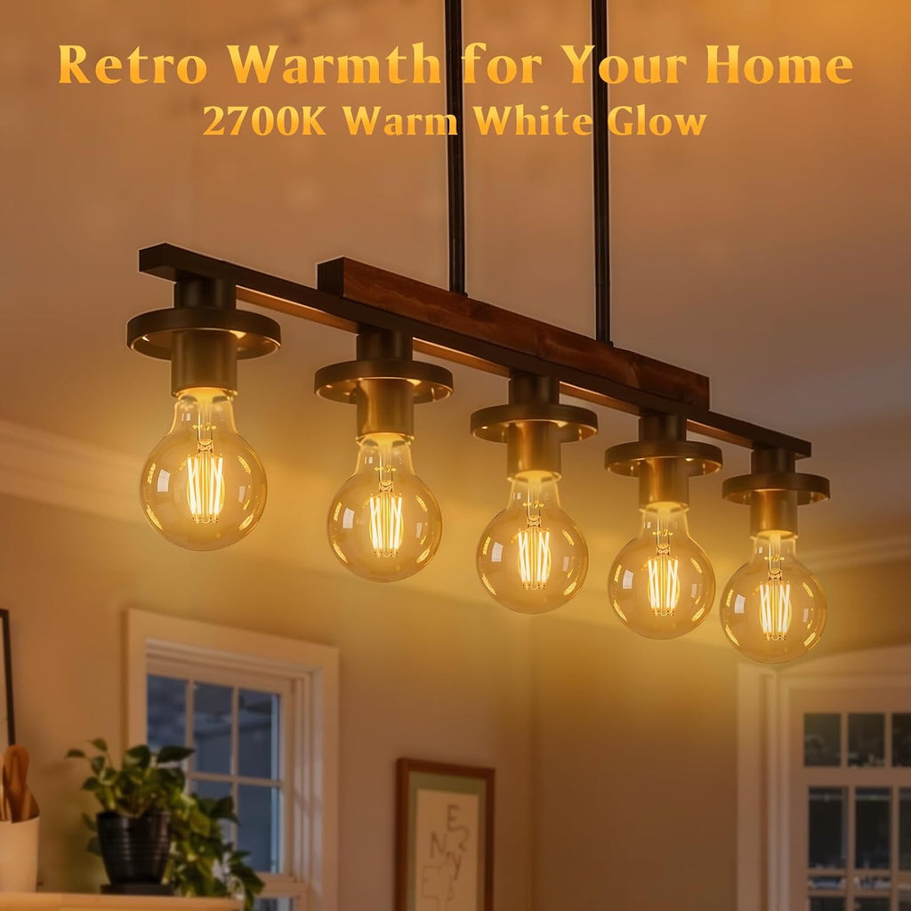 G80 Dimmable Led Light Edison Bulbs 60 Watt Equivalent