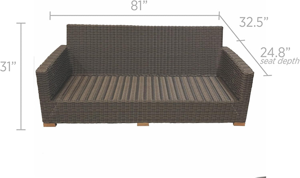 Sanibel Teak Sofa, Spa
