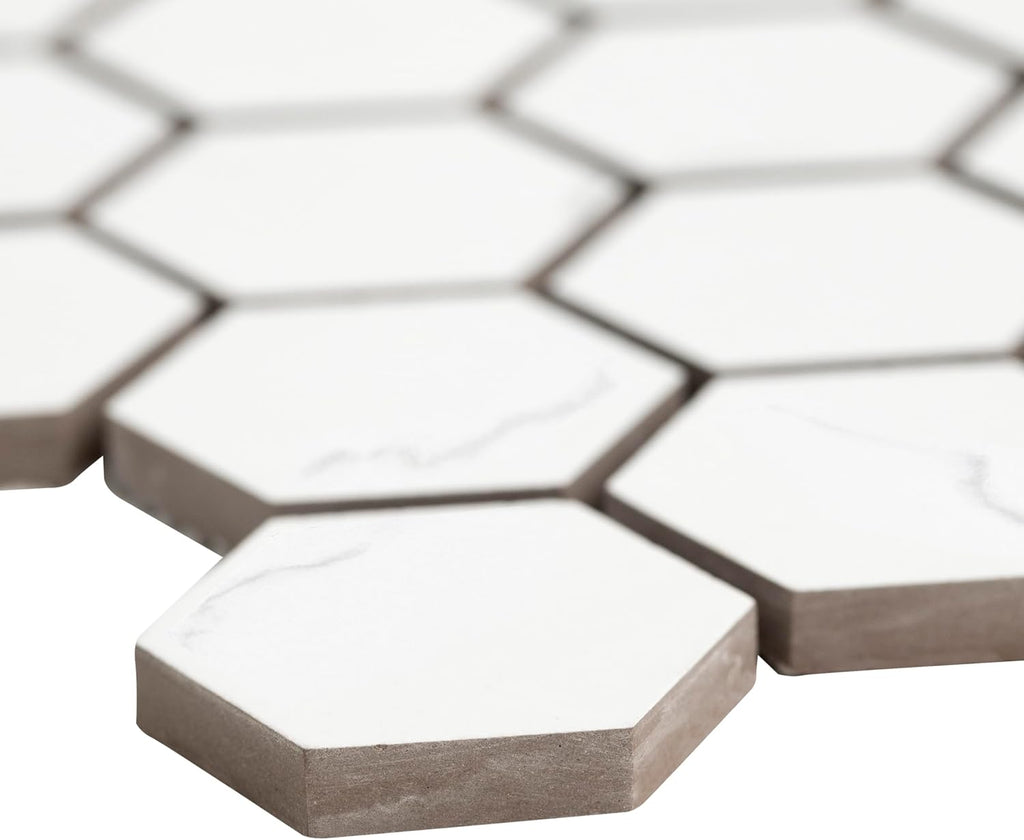 Miraggio Gray 12 in. x 12 in. Matte Porcelain Hexagon Tile Flooring