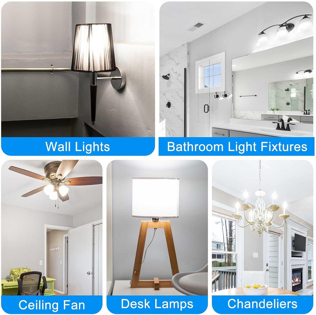 E11 LED Bulb Dimmable 7.5W 6000K 75W Halogen 800lm