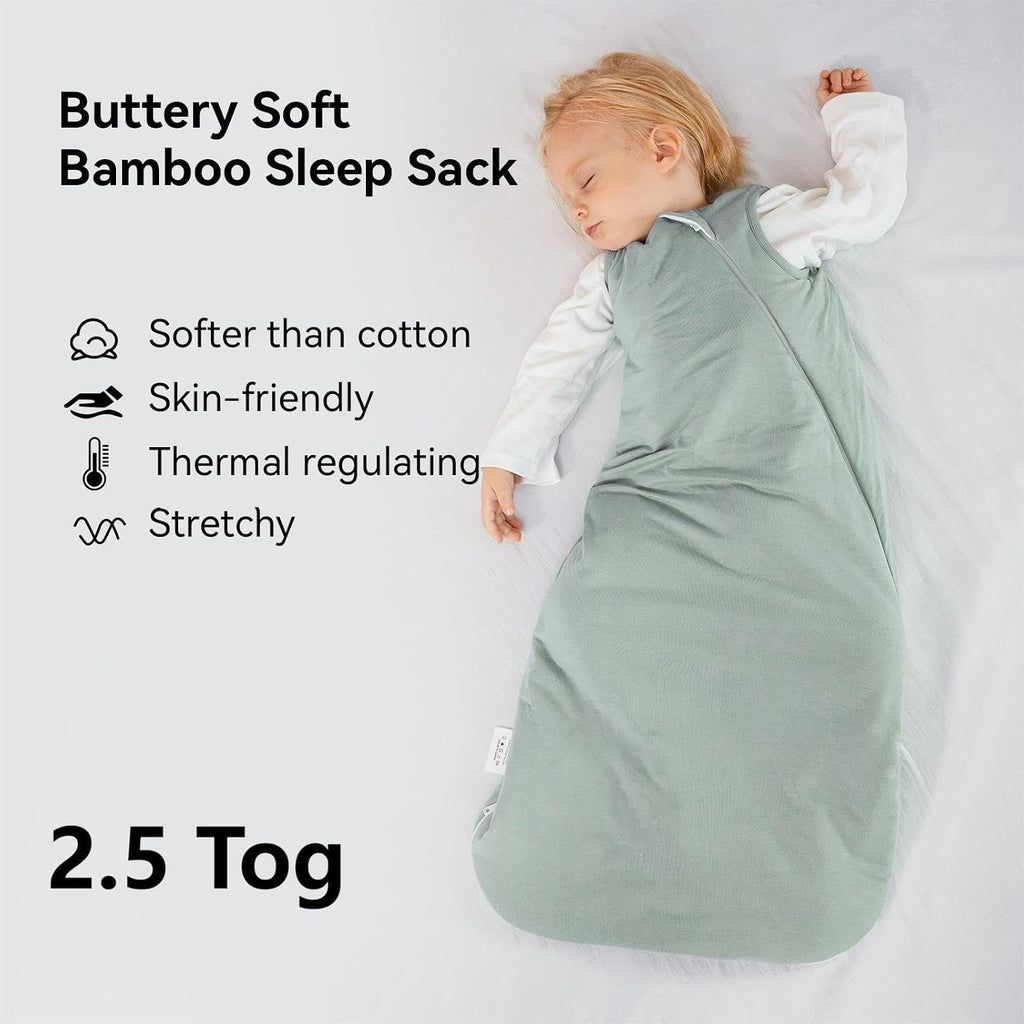 Rayon Made from Bamboo Sleep Sack 2.5 Tog Baby
