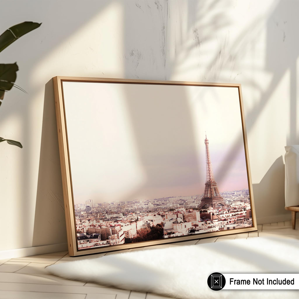 Master View of Paris Poster - Eiffel Tower Print - City Scene - Travel Theme - Photography Image - Architecture