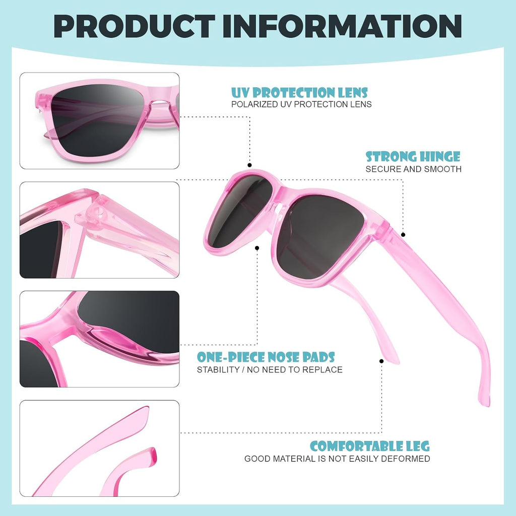 Kids Polarized Sunglasses for Girls Boys