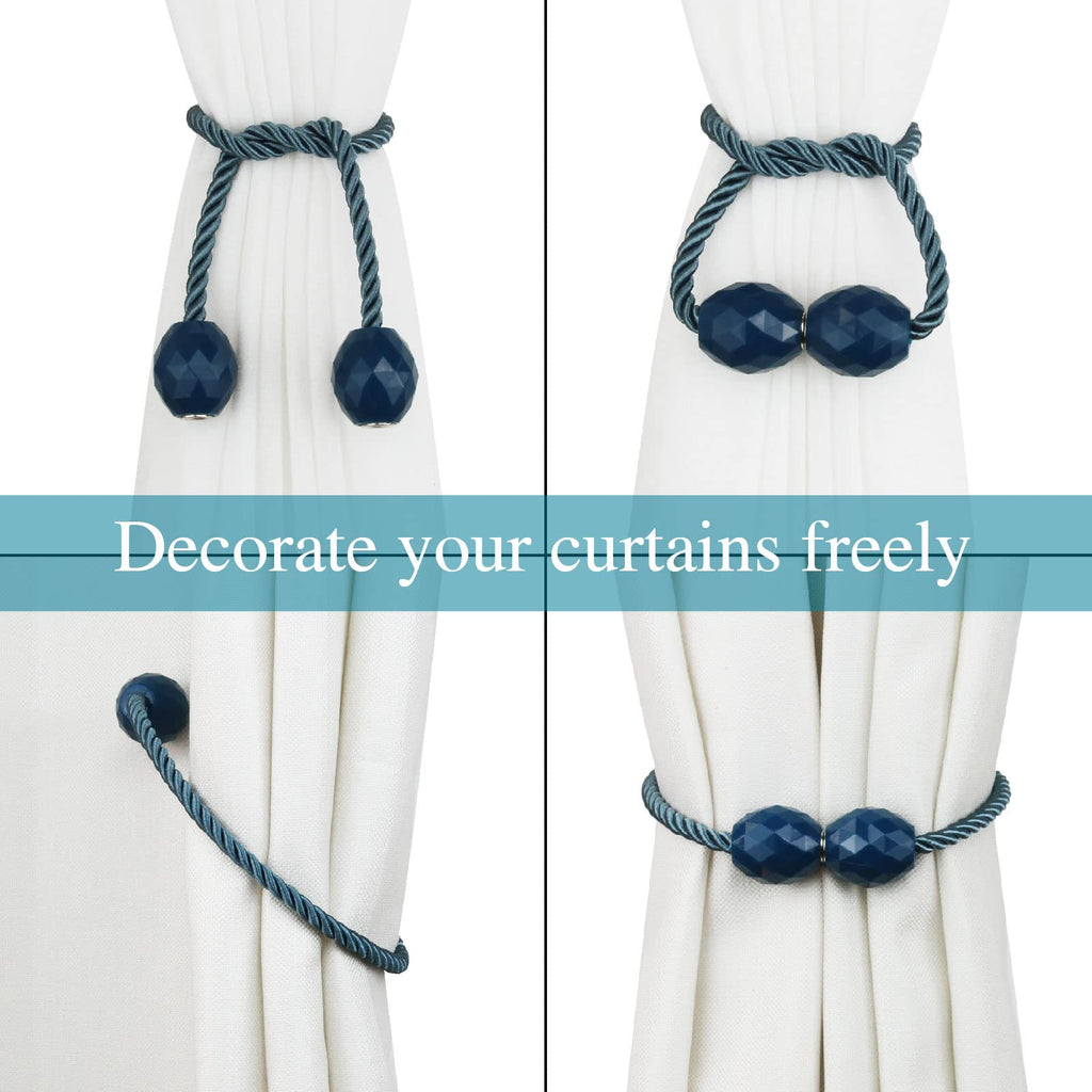 Strong Magnetic Curtain Tiebacks Decorative Rope Tie Backs Holdbacks