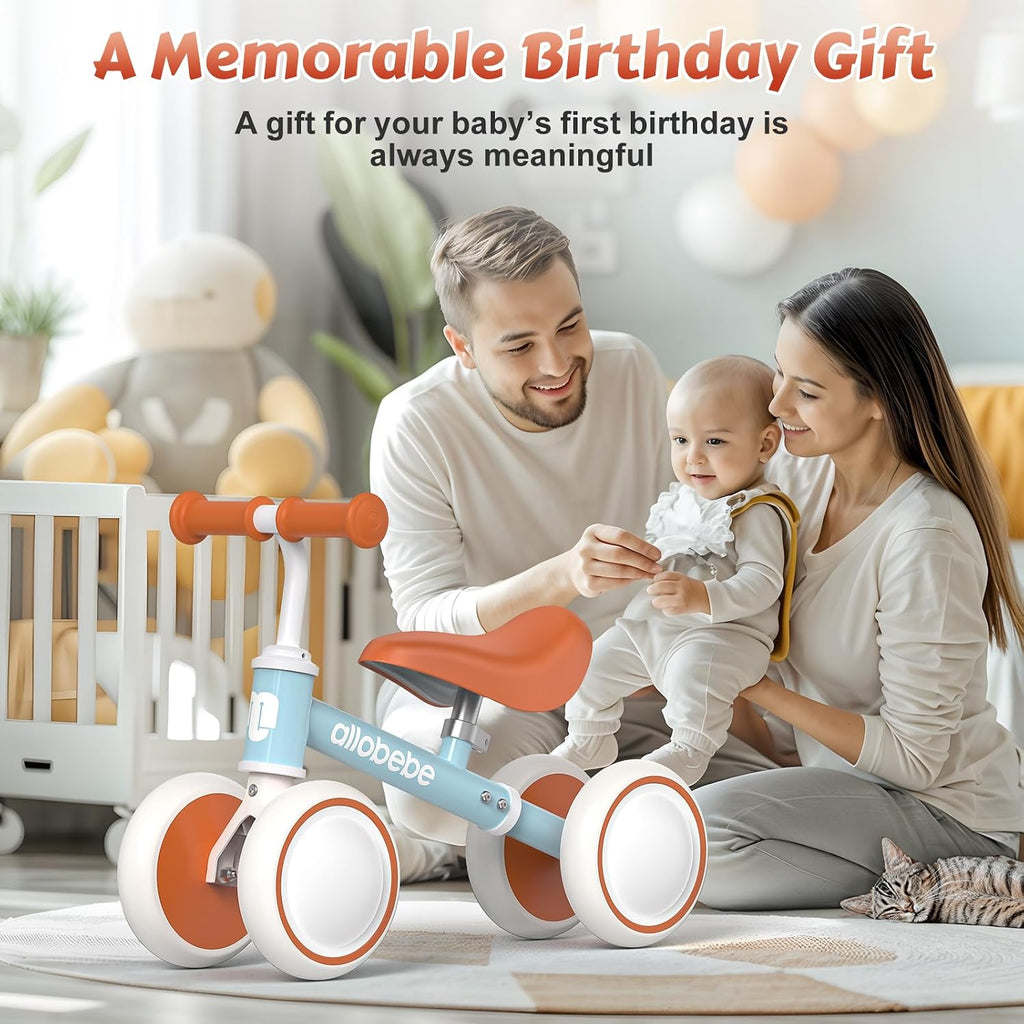 Baby Balance Bike, Cute Toddler Bikes 12-36 Months Gifts for 1 Year Old Girl Bike to Train Baby from Standing to