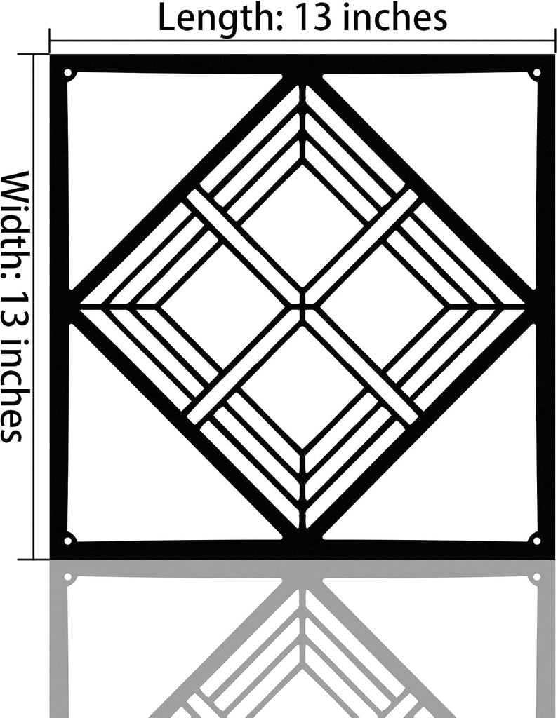 Black Metal Wall Art - Geometry Minimalist 3D Textured Abstract Sculptures Wall Art Office Garden Bedroom Bathroom - Set of 20