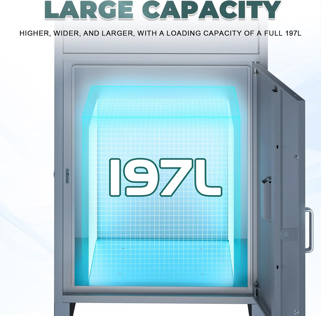 Outdoor Package Delivery Box, Extra Large Parcel Drop Box with Combination Lock