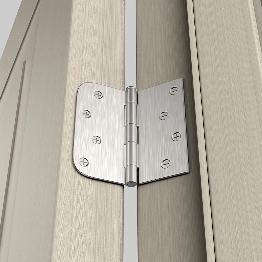 24 Pack Door Hinges Satin Nickel 4 inch Interior Door Hinges