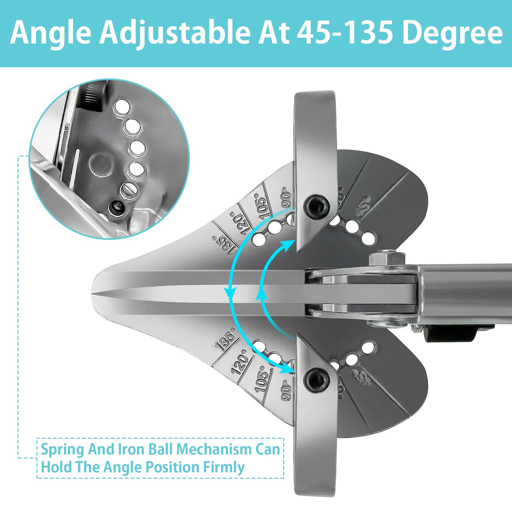 Miter Shears for Angular Cutting Molding Crafting,Shoe Molding Cutter Tool,45-135 Degree Multi Angle Trim Cutter Hand